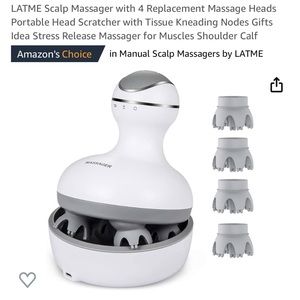 NIB Portable Head Scalp Massager